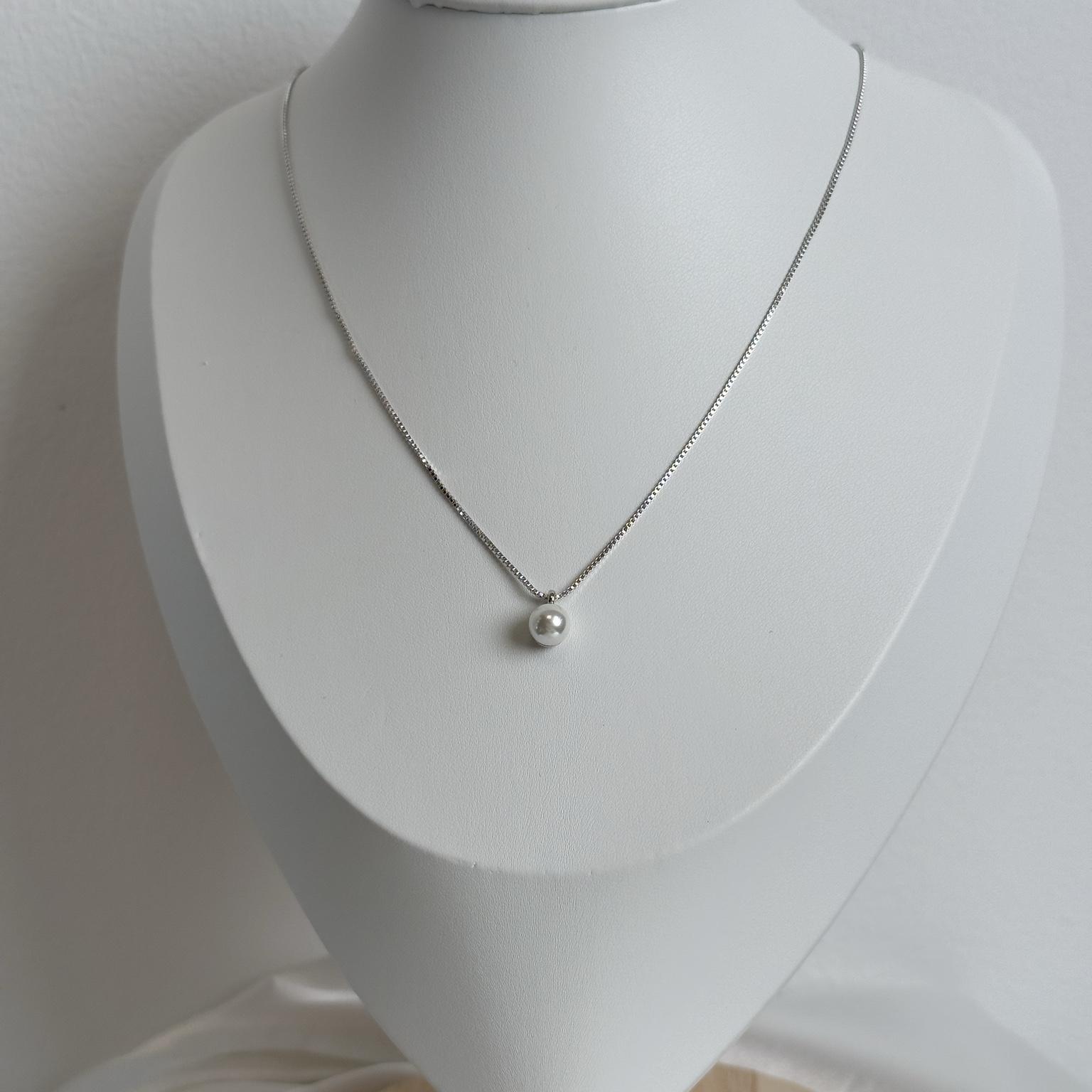 collier plaqué rhodium argent 925 sterling bijou féminin et élégant