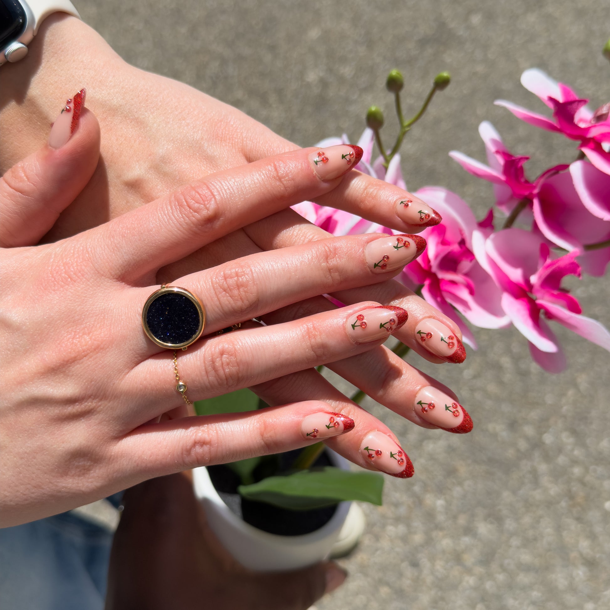 press nails blossom