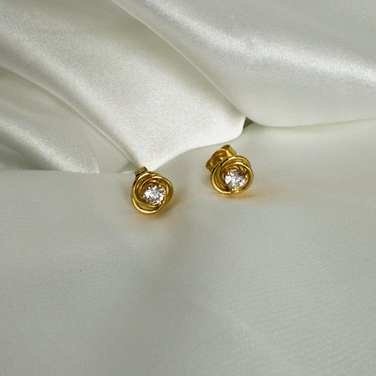 boucles d'oreilles en acier inoxydable