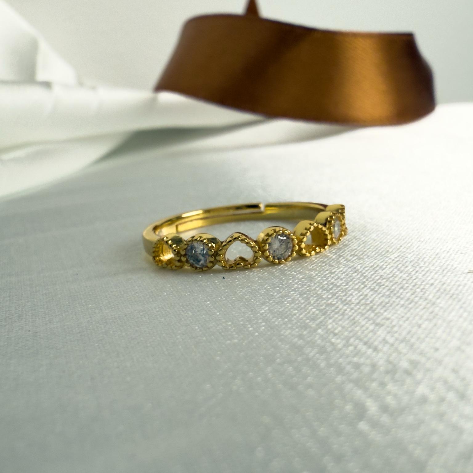 bague ajustable en acier inoxydable pour femme, fille, ados