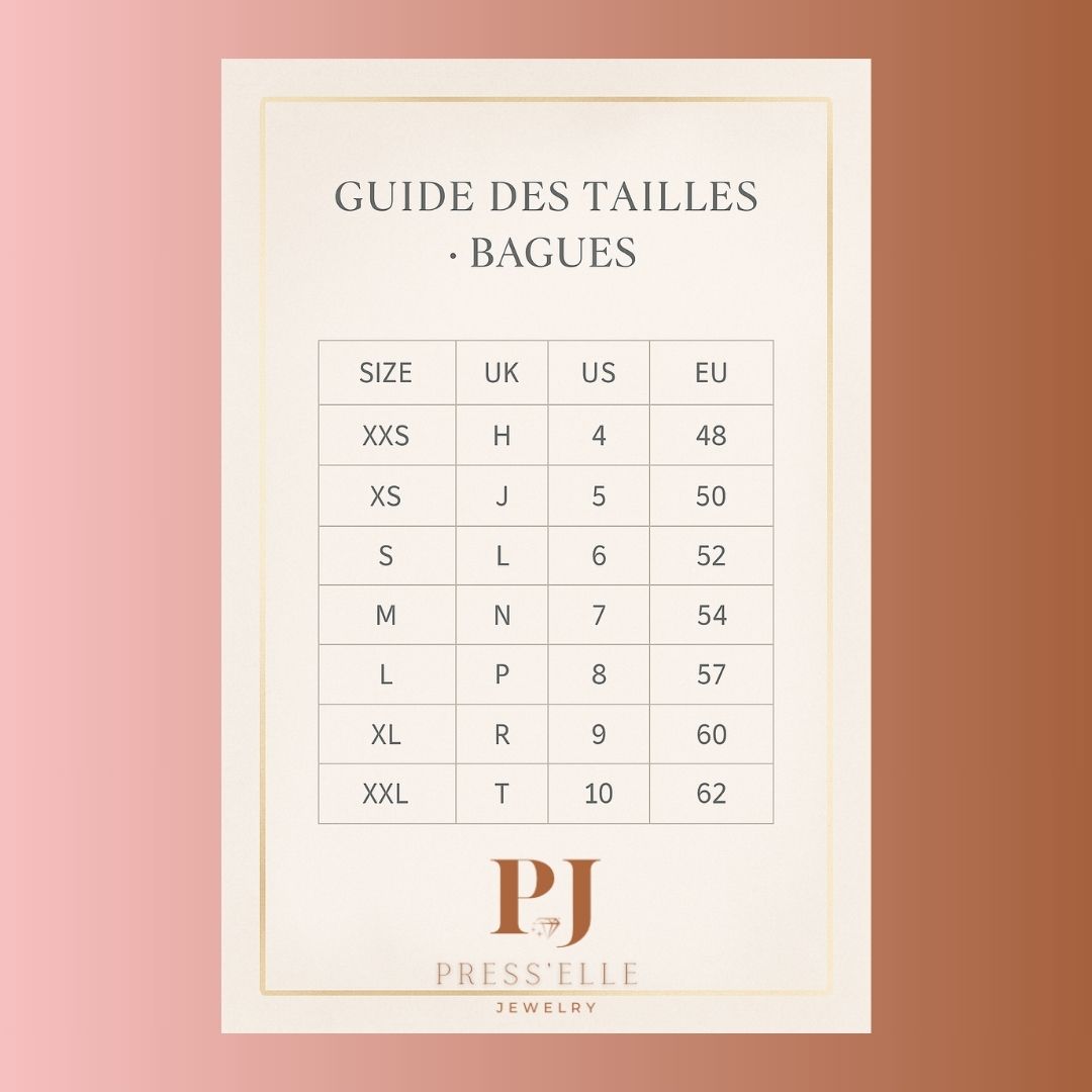 guide de taille pour bague