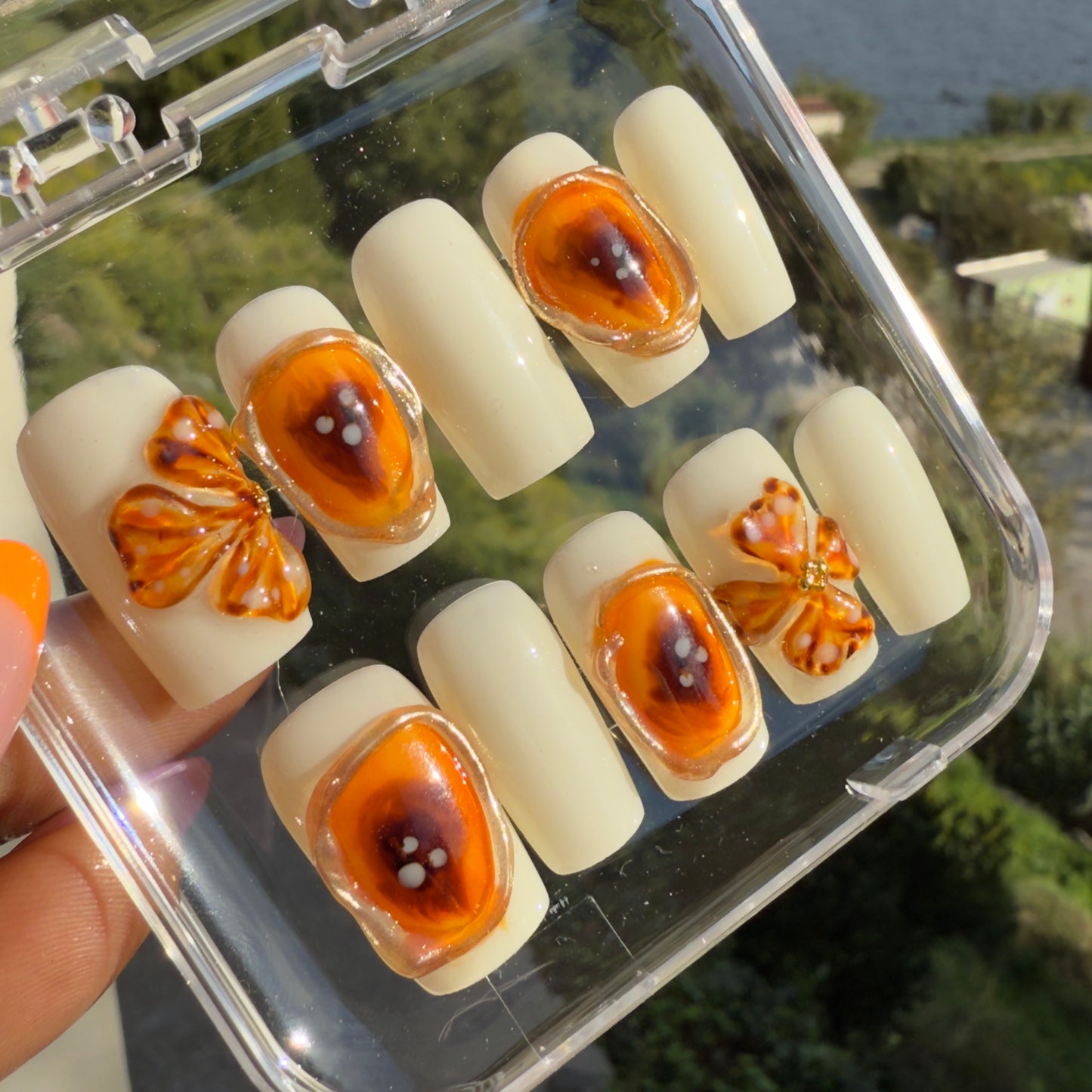 press on nails faits main